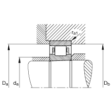圓柱滾子軸承 N1017-K-M1-SP, 浮動(dòng)軸承，帶錐孔，錐度 1:12，可分離，帶保持架，減少的徑向內(nèi)部游隙，加嚴(yán)公差